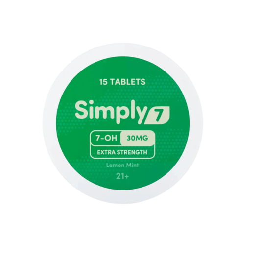 Simply7 7-OH Chewable Tablets 60mg (15 count tablets) Lemon Mint