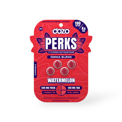 Dozo Perks 7-OH | 4ct (400mg per pack/100mg per Tablet)