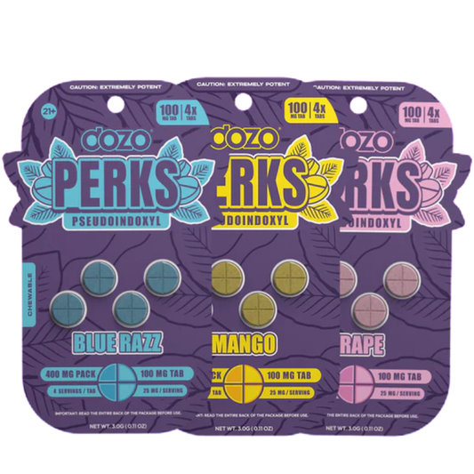 Dozo Perks Pseudo | 4ct (400mg per Pack/100mg per Tablet)