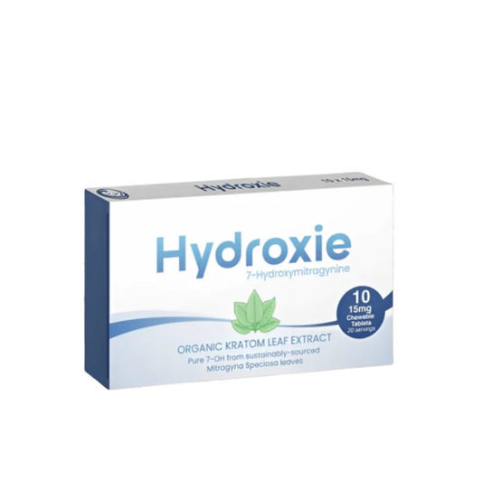 Hydroxie Kratom Extract 7-hydroxymitragynine Chewable Tablets 15mg 10ct (Blue)